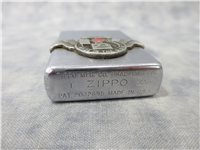 ZIPPO FLAME/WINGS LOGO Emblem Brushed Chrome Pat. 2032695 Replica Lighter (Zippo, 1999)