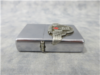 ZIPPO FLAME/WINGS LOGO Emblem Brushed Chrome Pat. 2032695 Replica Lighter (Zippo, 1999)