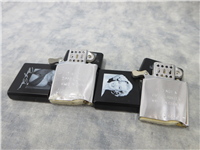 Lot of 3 MARILYN MONROE/PIN UP GIRL Windproof Refillable & Butane Slide Open Lighters