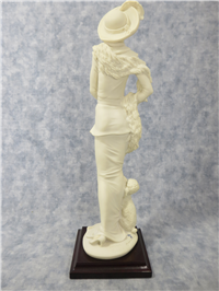 THE WALK (LADY WITH POODLE) 13-1/2 inch Figurine  (Giuseppe Armani, 394-F, 1987)