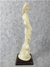 THE WALK (LADY WITH POODLE) 13-1/2 inch Figurine  (Giuseppe Armani, 394-F, 1987)