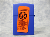 RUBBER DUCKY Blue Matte Lighter (Zippo, 2004)