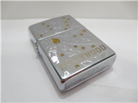 HOLLYWOOD Laser Engraved Polished Chrome Lighter (Zippo, 24182, 2007)