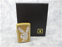 PLAYBOY GOLD BLING Limited Edtion Honey Gold Satin Lighter (Zippo, 2006)