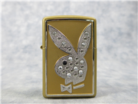 PLAYBOY GOLD BLING Limited Edtion Honey Gold Satin Lighter (Zippo, 2006)