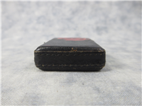 GENUINE LEATHER RED ROSE Windproof Refillable Lighter