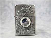 JOINED FORCES EMBLEM Street Chrome Lighter (Zippo, 24457, 2008)