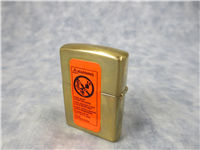 UNITED WE STAND Polished Brass Lighter (Zippo, 634, 2001)