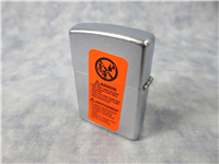 BUDWEISER/BRUNETTE PIN UP Street Chrome Lighter (Zippo, 2006)