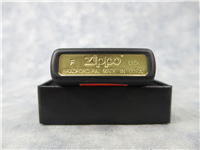 SKULL Laser Engraved Brass/Black Matte Lighter (Zippo, 2005)