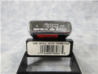 SKULL/GRAVEYARD/HAUNTER MANSION Polished Chrome Lighter (Zippo, 2002)