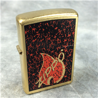 ZIPPO LARGE FLAME Street Brass Lighter (Zippo 685, 2007)