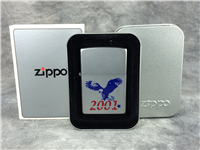 2001 EAGLE Satin Chrome Lighter (Zippo, 2001)