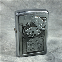 LUCKY 7 DICE Street Chrome Lighter (Zippo 207BS.B230, 2004)