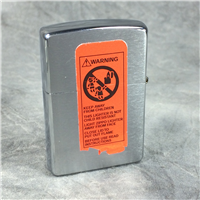 6-POINT THROWING STAR Brushed Chrome Lighter (Zippo, 1998)