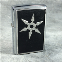 6-POINT THROWING STAR Brushed Chrome Lighter (Zippo, 1998)