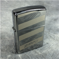 ZIPPO WINDSWEPT Polished Chrome Lighter (Zippo 24456, 2008)