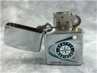 SEATTLE MARINERS Polished Chrome Lighter (Zippo, 1999)