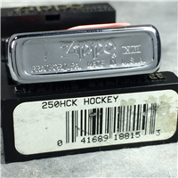 ZIPPO SPORTS HOCKEY Polished Chrome Lighter (Zippo 250HCK, 1997)