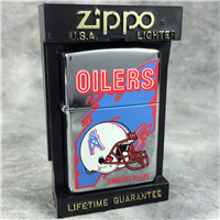 Rare Retired TENNESSEE OILERS Polished Chrome Lighter (Zippo, 1998)