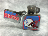 Rare Retired TENNESSEE OILERS Polished Chrome Lighter (Zippo, 1998)