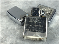 WESTERN BULL RIDER Emblem Brushed Chrome Lighter (Zippo, 2002)