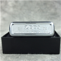 AMERICAN FLAG & EAGLE Polished Chrome Lighter (Zippo 607, 2002)