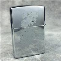 AMERICAN FLAG & EAGLE Polished Chrome Lighter (Zippo 607, 2002)