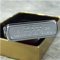 AMERICAN EAGLE FLAG OVERLAY U.S.A. Polished Chrome Lighter (Zippo, 2005)