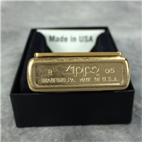 UNITED STATES NAVY Street Brass Lighter (Zippo, 2005)