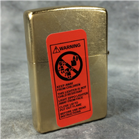 UNITED STATES NAVY Street Brass Lighter (Zippo, 2005)