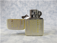 ZIPPO GUARANTEE Silver & Gold Plate 1941 Replica Lighter (Zippo, 2004)