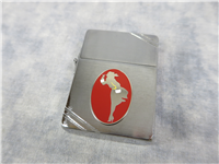 Collectible of the Year WINDY GIRL EMBLEM Brushed Chrome Lighter (Zippo, 2013)