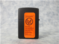 SATIN DOLL Black Matte Lighter (Zippo, Petty Pretty Girl Collection Series II, 1998)