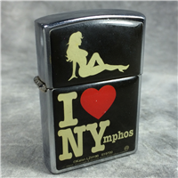 I LOVE NYmphos Polished Chrome Lighter (Kalan LZ419B 619700, 2002)