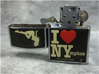 I LOVE NYmphos Polished Chrome Lighter (Kalan LZ419B 619700, 2002)