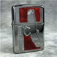 HARLEY-DAVIDSON FLYING EAGLE Polished Chrome Lighter Armor Case (Zippo 24396, 2009)