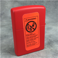 HARLEY-DAVIDSON FIREFIGHTER Red Matte Lighter (Zippo 20830, 2005)