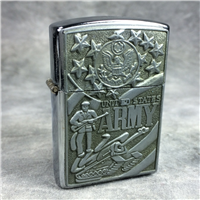 U.S. ARMY EMBLEM Polished Chrome Lighter (Zippo, 2003)