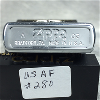 U.S. AIR FORCE Brushed Chrome Lighter (Zippo 280, 2003)