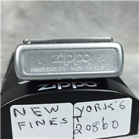 NYPD NEW YORK'S FINEST Satin Chrome Lighter (Zippo 20860, 2004)