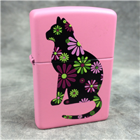 FUNKY CAT Pink Matte Lighter (Zippo 21026, 2006)