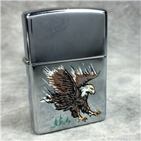 SWOOPING EAGLE Polished Chrome Lighter (Zippo, 1998)