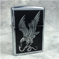 EAGLE & SNAKE Polished Chrome Lighter (Zippo, 1996)