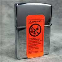 TREVCO TWO GECKOS Polished Chrome Lighter (Zippo 250, 2001)