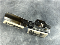 SCRIMSHAW ELK Brushed Chrome Lighter (Zippo, 2004)