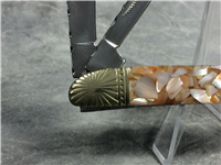 MAXAM Peach Celluloid Congress  with Etched Bolsters