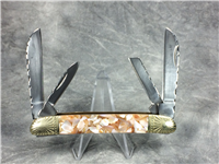 MAXAM Peach Celluloid Congress  with Etched Bolsters