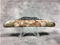 MAXAM Peach Celluloid Congress  with Etched Bolsters