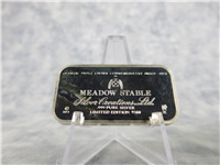 SECRETARIAT Official Triple Crown Winner .999 Fine Silver Ingot Collection (Silver Creations Ltd., 1973)